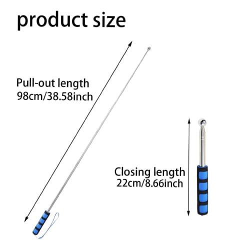 Yavoluy Telescopic Hammer, 100cm Long, for Tapping and Diagnostics, with Strap, for Detecting Subfloor, Concrete, and Tile.
