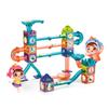 Children'S Science And Education Toys 145Pcs Magnetic Building Block Assembly Diy Variable Magnetic Puzzle Ball Track Set