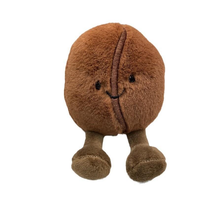 Creative and Interesting Coffee Bean Doll Plush Toy Doll Children's Rag Doll Girls' Gift Ornaments