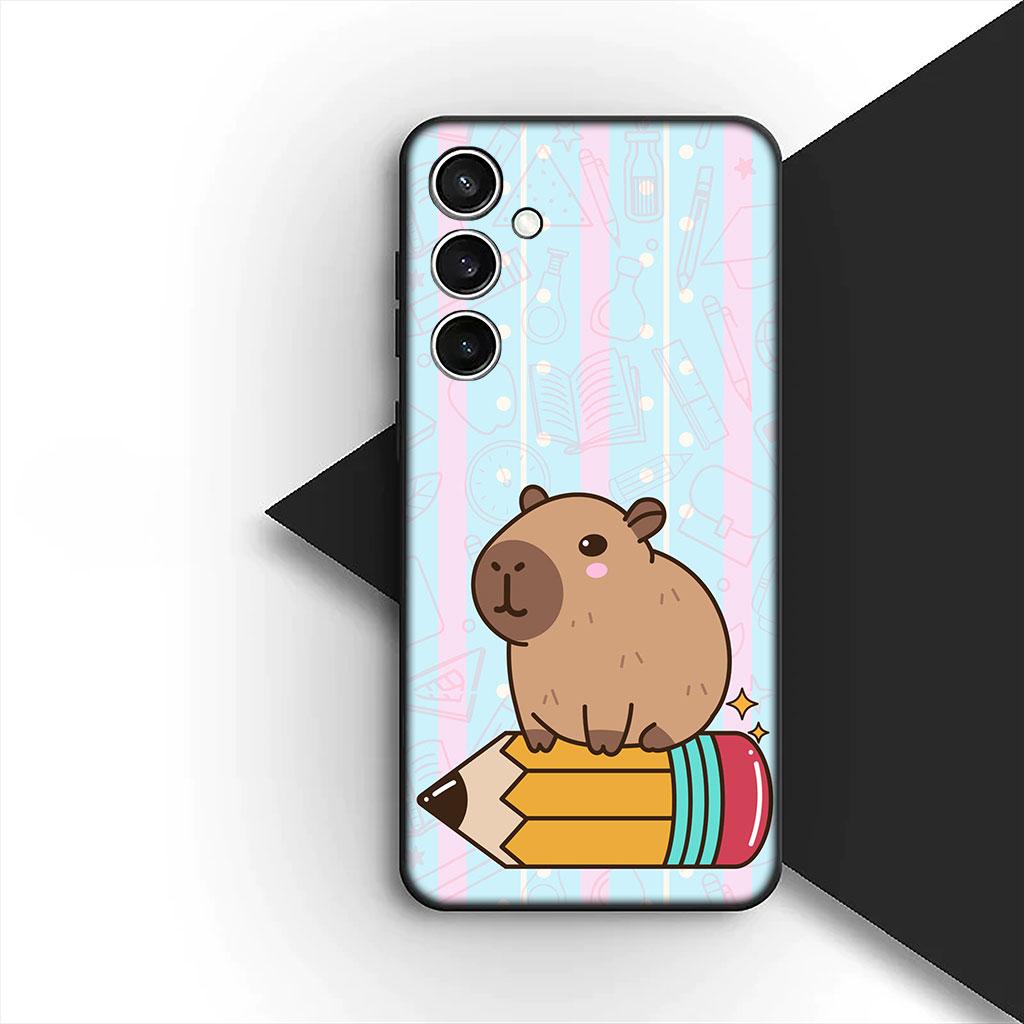 Cartoon Capybaras Phone Cover Soft Case for Motorola Moto G86 G57 E14 E15 G14 G34 G35 G84 G24 A54 G15 Power E22 Casing