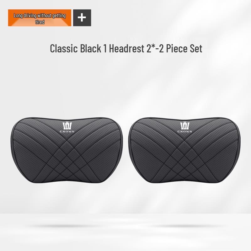 23 Crown Lu Fang Headrest & Lumbar Support Pillow for 12th-14th Gen Crown – Neck Protection Cushion Car Interior Accessory