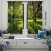 2Pcs Green Curtain Summer Park In Germany Trees Sunlight Forest Nature Scenic Outdoors Suitable For Bedroom Bathroom Living Room