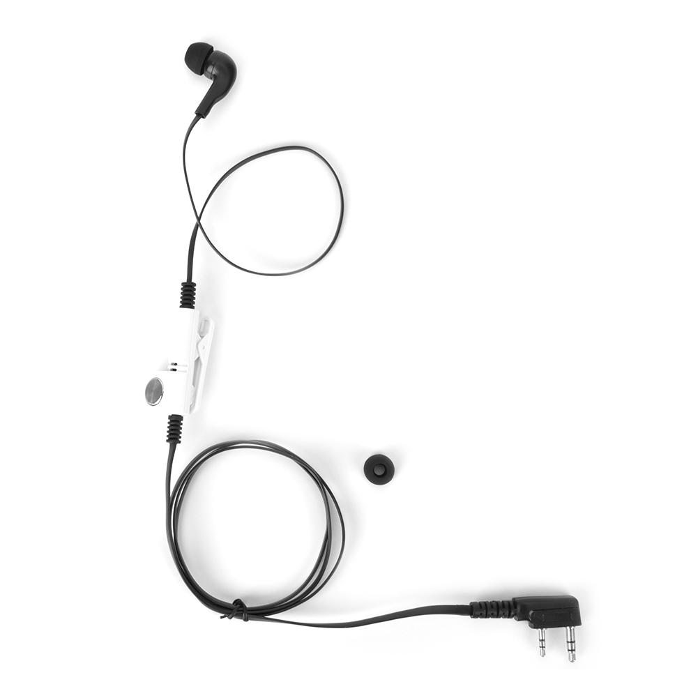 

Наушник Гарнитура Рация PTT Микрофон Вставной Наушник для Kenwood Baofeng чёрный