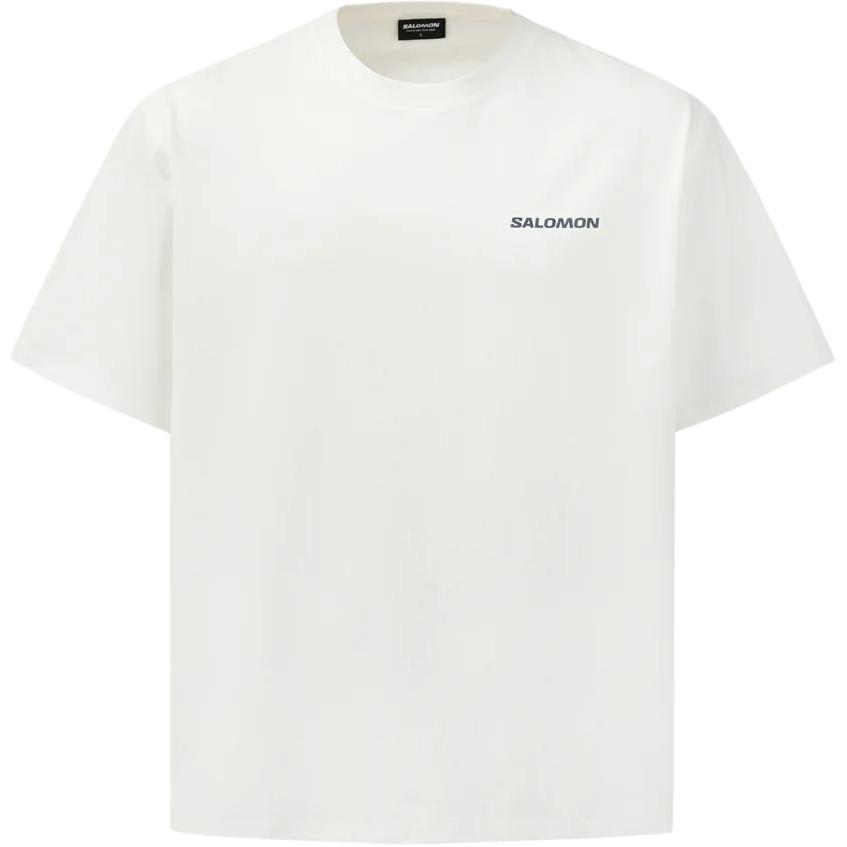 Salomon Primary Loose Logo Print Short Sleeve Pullover T-Shirt Men Tops D00430 XXL