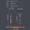 Phone Lanyard USB C Quick Charging Cable With Rotating 240W Type C Cable For Efficient Charging