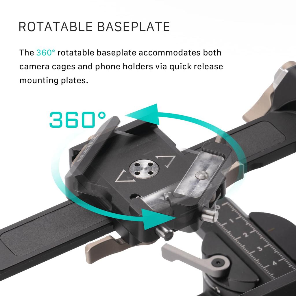 TILTA Extendable Arm with Rotating Quick Release Baseplate for DJI RS3 Mini Gimbal TGA-RS3M-EA