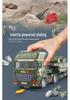 Large Flatbed Transport Truck Semi-Trailer Dolly Toy: Children's Inertial Car, Engineering Excavator, Military Vehicle.