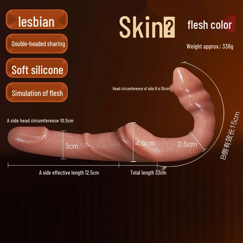 Double-Headed Alien Dragon Dildo: Realistic Adult Toy for Female Pleasure