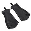 Lther Legs Cover Half Chap, 1 Pair Windproofing Leg Warmers   for Horse Riding, Zip Up Equestrian Protective Guard Bikers Gaiters for Adult