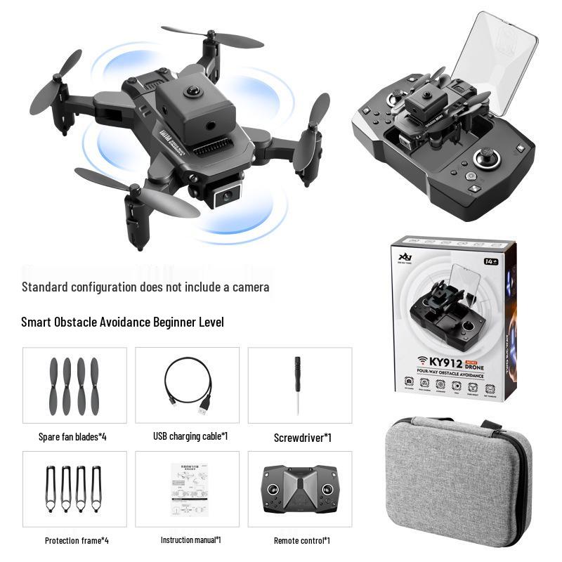 KY912 HD 4K Mini Drone with Four-Sided Obstacle Avoidance and Remote Control