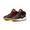 Nike Team Hustle D 9 Textile, Leather Mid Top Basketball Shoes Black Gold Red Children Aged 3 7 Years Old AQ4225-011