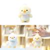 Soft Plush Duck Figurine Gift For Girls Kids Bag Pendant And Keychain