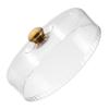 11 Inch Clear Cake Dome Lid Plastic Transparent Food Cloche for Bakery Dessert Display Pastry Serving Cheese Board Cake Platter
