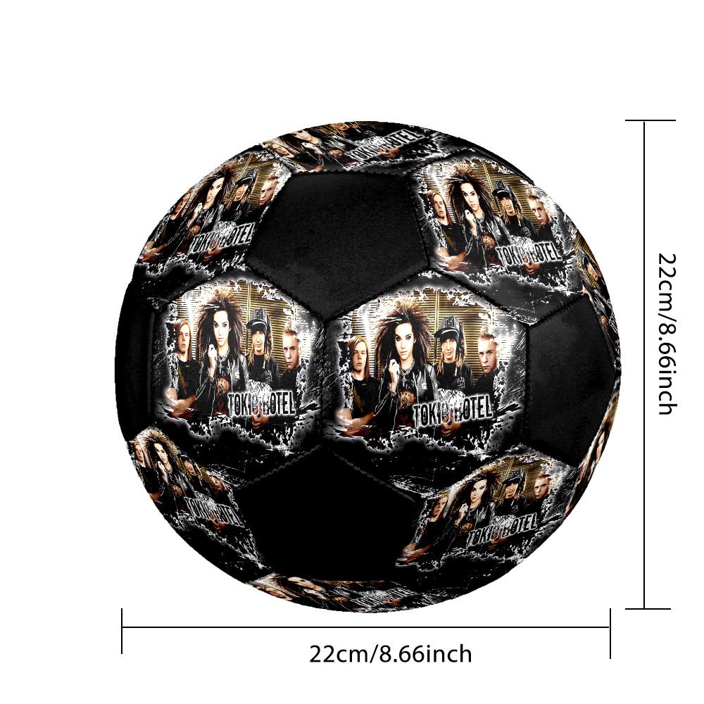 TH Band Indoor Soccer Ball Colorful All Ages Size 5 Machine Stitched PVC Competition Ready Durable High-Bounce