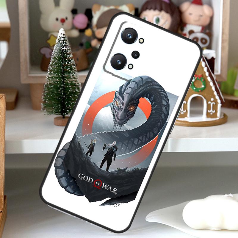 God of War For OPPO Realme C55 C35 C33 C31 C30 C25 C21Y C11 GT Neo 5 3T 2T Realme 10 9 11 Pro Plus Case