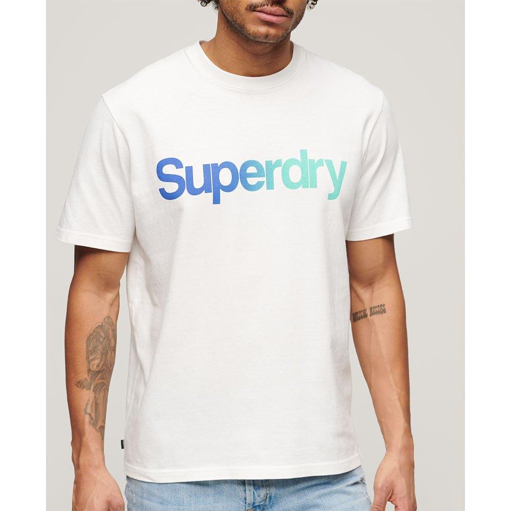 Superdry Weiß T-Shirt Core Logo - Bild 2