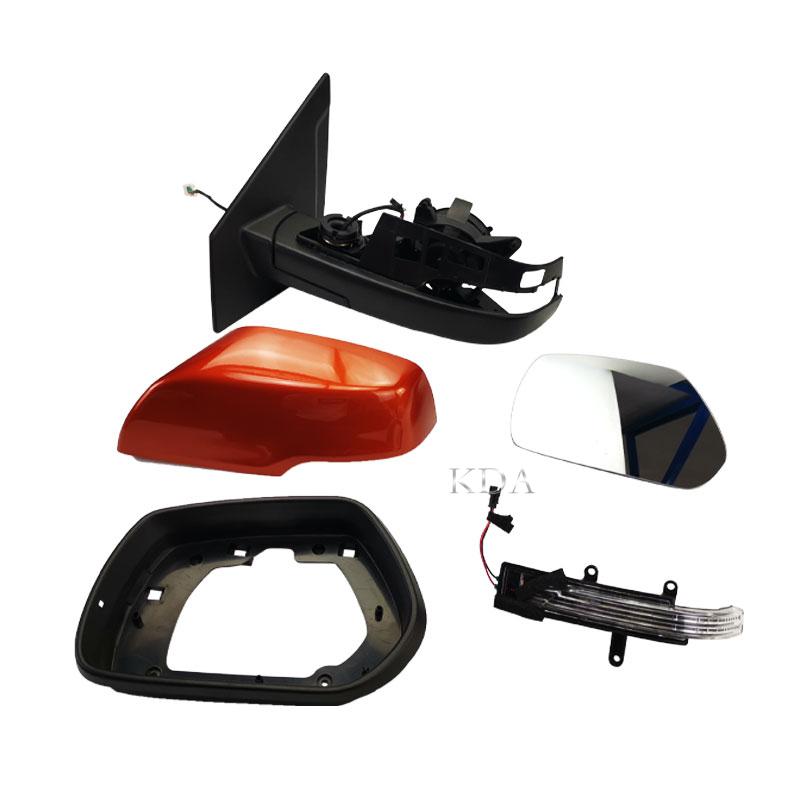 Auto Left Right Rear Heated Mirror Glass Cover Frame Turn Signal Light For Chery Tiggo 3x/2