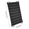 15W ETFE Solar Panel Solar Charger IPX6-Waterproof Portable Solar Power Monocrystalline Silicon