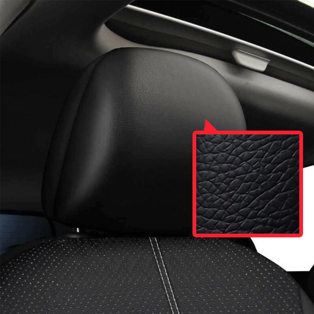 9pcs/4pcs Set Car Seat Cover Universal Leather Black Seat Protector Cover Complete Set of All Seasons Car Interior Accessories