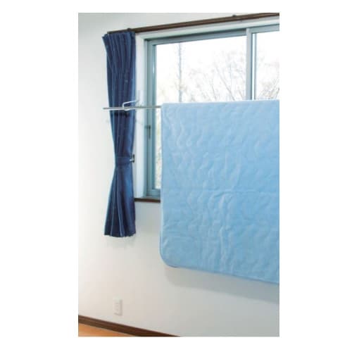 Kawaguchi Giken Indoor Clothes Drying Rack, Hosclean MDL-W, White, 1 Pair (Left and Right)