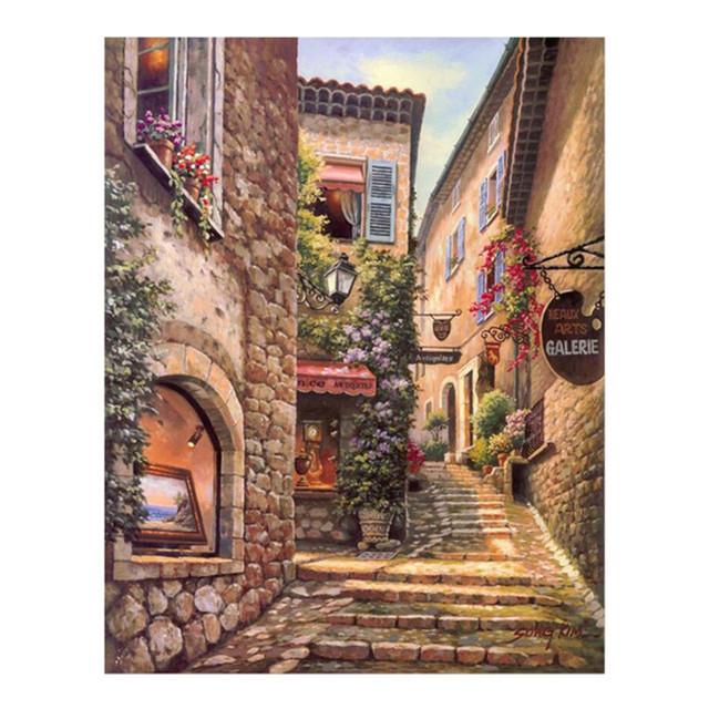 

Классический Венецианский городской пейзаж, холст, картина, печатные пейзажные постеры и принты, гостиная, спальня, домашний декор, картина 30X40cm Unframed