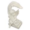 Garden Cherubs Statue Resin Adorable Vivid Expression High Glossy White Cherub Figurine Statue