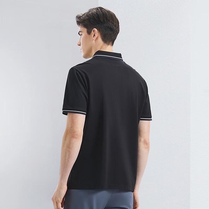 Septwolves Mercerized Cotton Short Sleeve Polo Shirt for Men