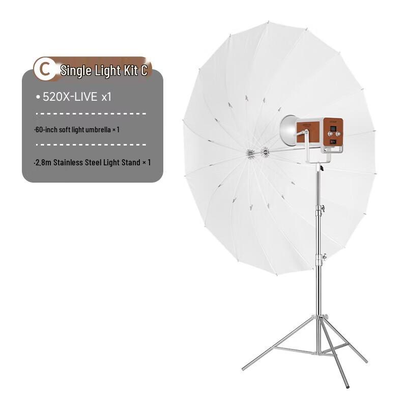 Miaotu 500W Bi-Color LED Retro Soft Light Kit