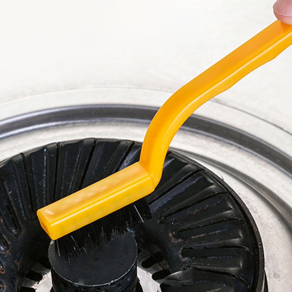 3-Piece Gas Stove Top Wire Brush, Household Multi-Purpose Kitchen Brush For Deep Cleaning Of Rust, Dirt And Paint Scrubs