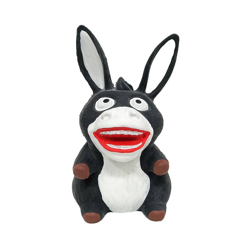 

Stubborn Donkey Decompression Interactive Toy With Sand Filling Kid Ornament Gift 16cm/6.30in чорний