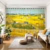 2pcs Van Gogh Starry Sky OilPainting Print Curtains Rod Pocket Curtain For Living Room Bedroom Office Kitchen Study Home Decor