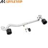 BMW E90/E92/E93 320i/330i/325i Dual-Outlet Black Stainless Steel Tailpipe for MT Conversion