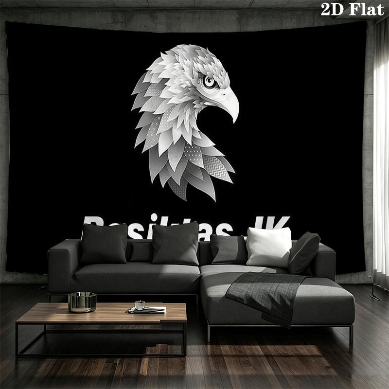 Besiktas Jimnastik Kulubu Wall tapestry, aesthetic printed fabric blanket, suitable for bedroom, living room, and home decor.