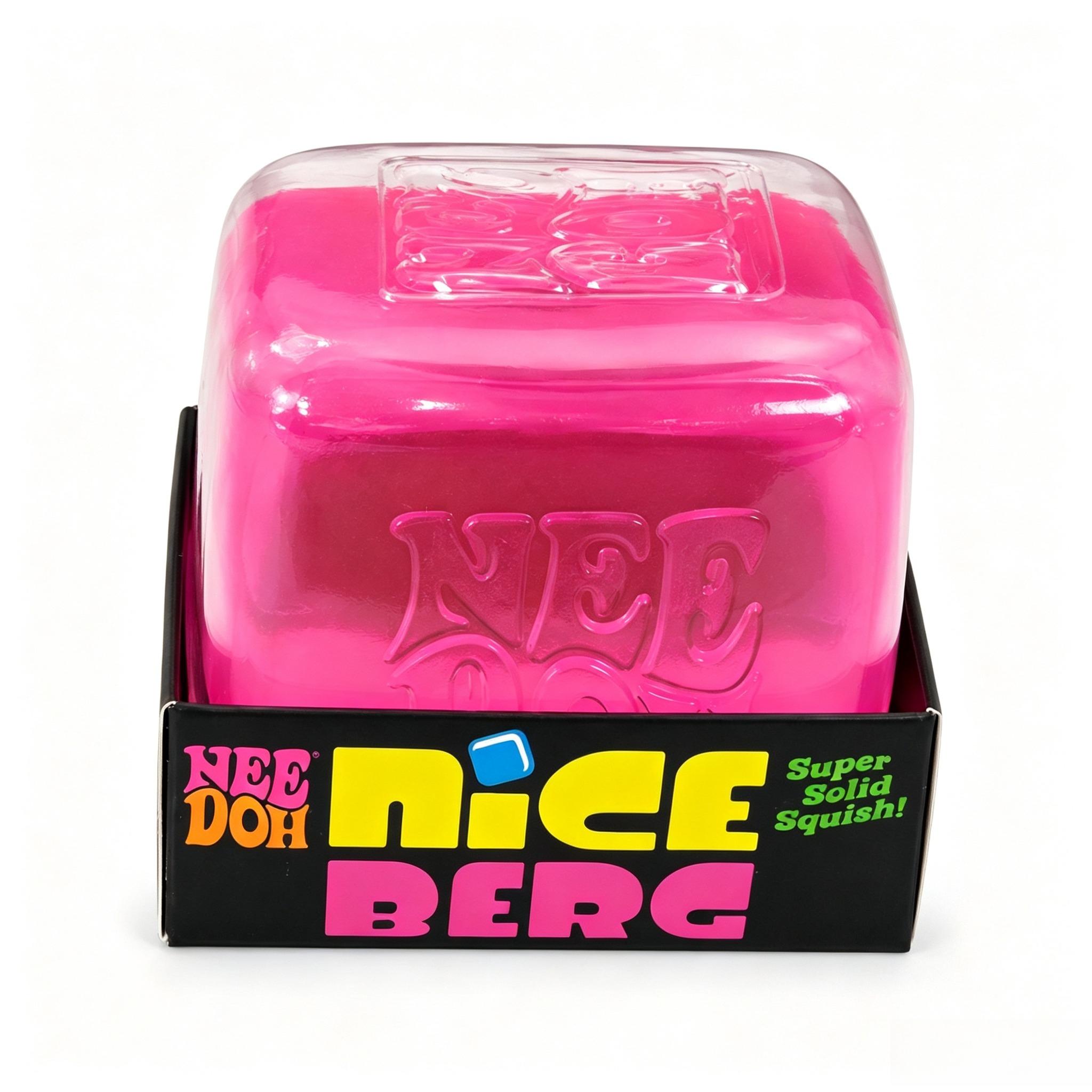 NeeDoh Niceberg 8CM Kubs Stresa Atvieglojuma
