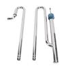 Inflow and Outflow Pipe Set Stainless Steel 360 Deg Rotation Remove Oil Film Long Lasting Use for Aq