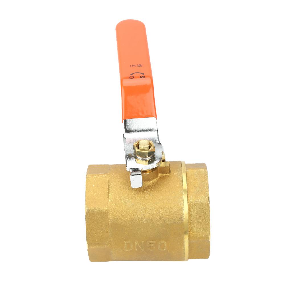 1pc DN50 2 BSP Brass Pipe Ball Valve 1.6MPa for Water Oil Gas