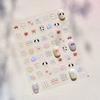 Fruit Strawberry Apple Cherry Colorful Candy Cute Rabbit Paw Popsicle Jelly 5D Nail Art Sticker Self Adhesive Manicure Decal DIY