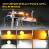 Advanced 17 LED White Beam Roof Mount Light For Pickup Trucks Offering Maximumly Visibility In Dark Or Stormy Weather