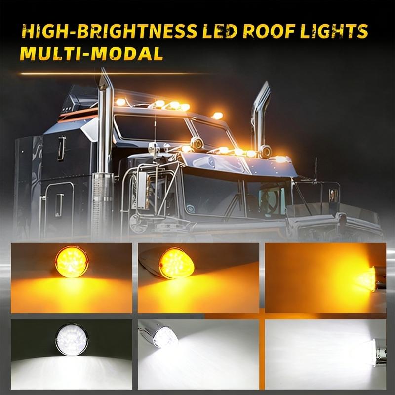 Advanced 17 LED White Beam Roof Mount Light For Pickup Trucks Offering Maximumly Visibility In Dark Or Stormy Weather