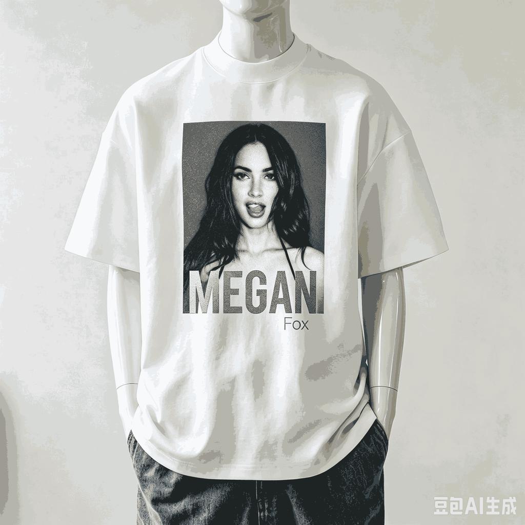Megan Fox for Fan Gift T-shirt Men Women Harajuku Oversized Unisex Short Sleeve Streetwear high quality Couples Comfortable soft