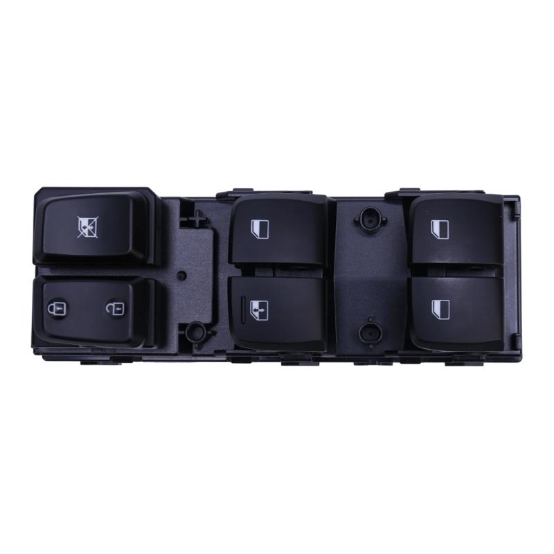 93570-J9100 Driver Window Control Assembly for Listed 2018-2022 Fitment, Black Button Panel for Routine Window Operation Repair Use