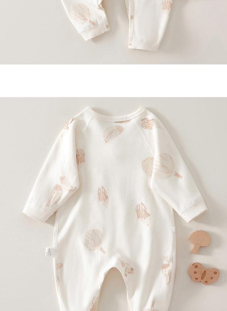Autumn Long Sleeve Butterfly Newborn Bodysuit - All Seasons Baby Crawling Outfit