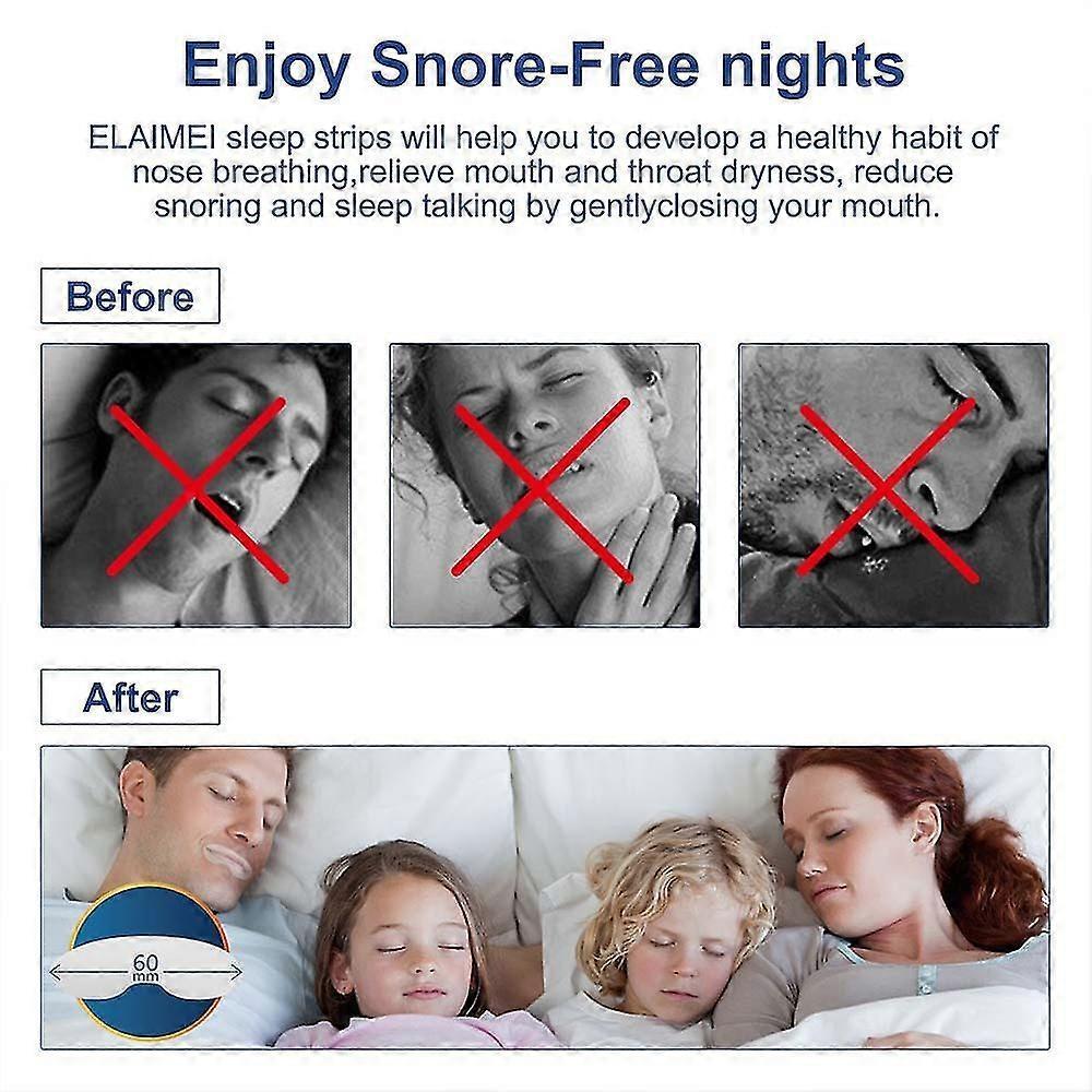 90pcs / Pack Sleep Strips Sleeping Mouth Tape Anti-snoring Closed-mouth Patch