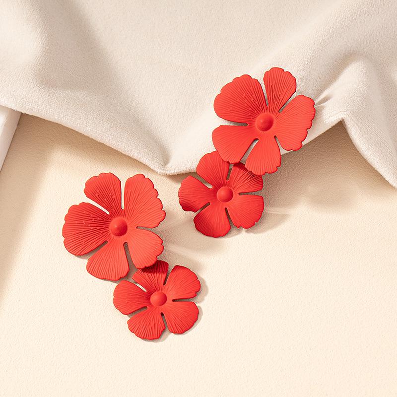 

Women s Floral Stud Earrings - Star Style, Fashionable Street Style Jewelry