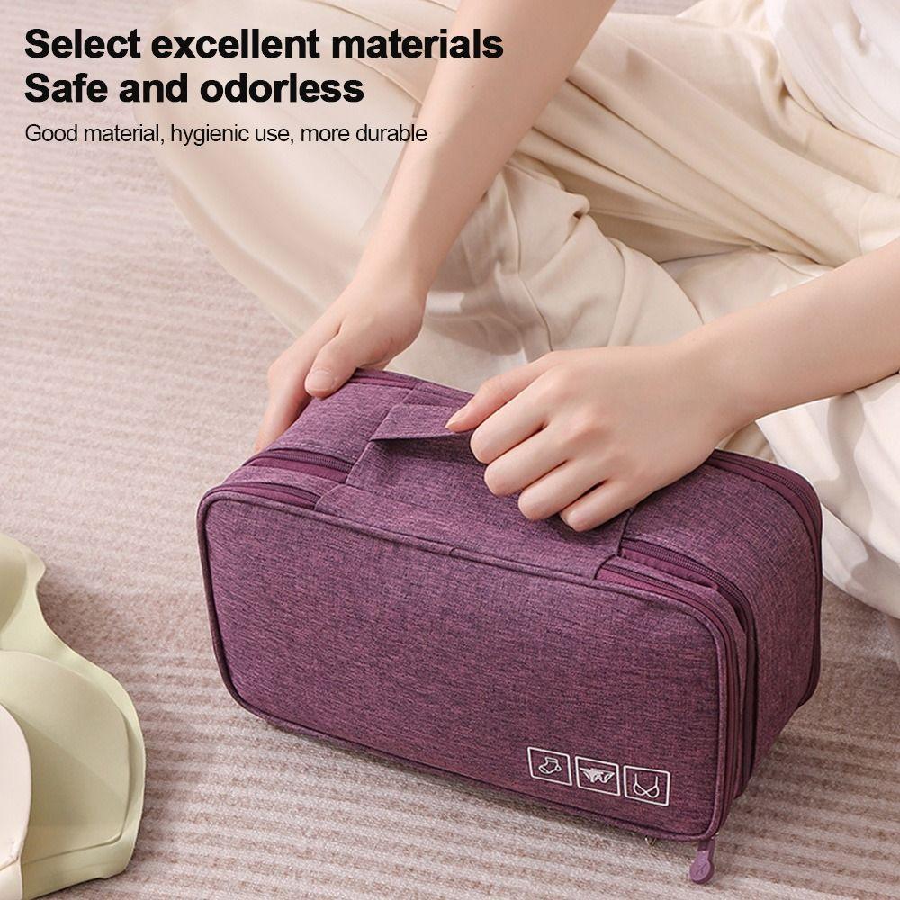 Waterproof Bra Organizer Bag Multi-Compartment Cosmetic Wash Package Bag  Finishing Bags