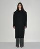 S/E/O Oversized Double Breasted Coat Black