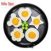 Stainless Steel 5Style Fried Egg Pancake Shaper Omelette Mold Mould Frying Egg Cooking Tools Kitchen Accessories Gadget Rings