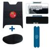 Honda U-Be+ Rubber Foot Mats: Waterproof, Sun-Blocking, Dirt & Wear-Resistant Motorcycle Pedal Pads.