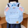 Cartoon Cute Field Mouse Kids Backpack Lightweight Nylon Preschool Bookbags