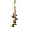 Rope Woven Hanging Bells Handcrafted Door Handle Ornament Bell Wind Chime  Home Wall Decoration